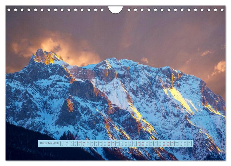 Produktbild: Mittenwald rundherum ein Wintertraum (Wandkalender 2026 DIN A4 quer), CALVENDO Monatskalender