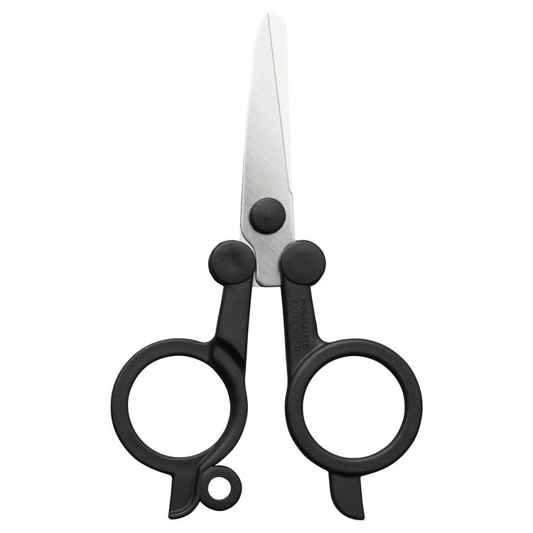 Produktbild: Fiskars ReNew Klappschere, klappbare Schere, Reiseschere, 11 cm