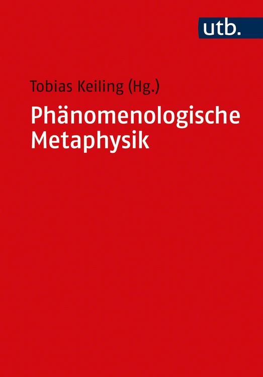 Produktbild: Ph&auml;nomenologische Metaphysik