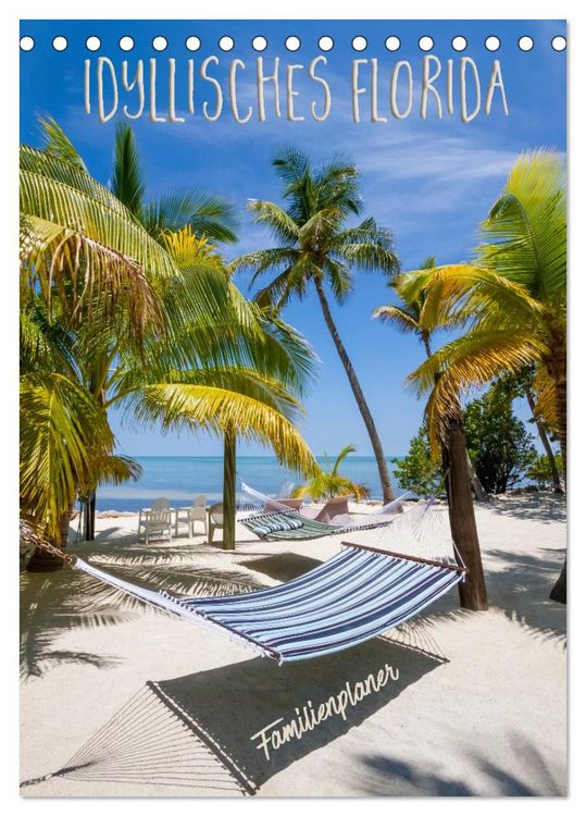 Produktbild: Idyllisches Florida / Familienplaner (Tischkalender 2026 DIN A5 hoch), CALVENDO Monatskalender