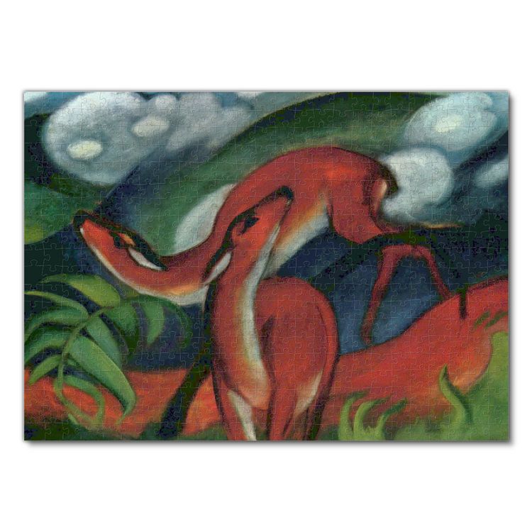 Produktbild: Lais Puzzle Franz Marc - Rote Rehe II 500 Teile