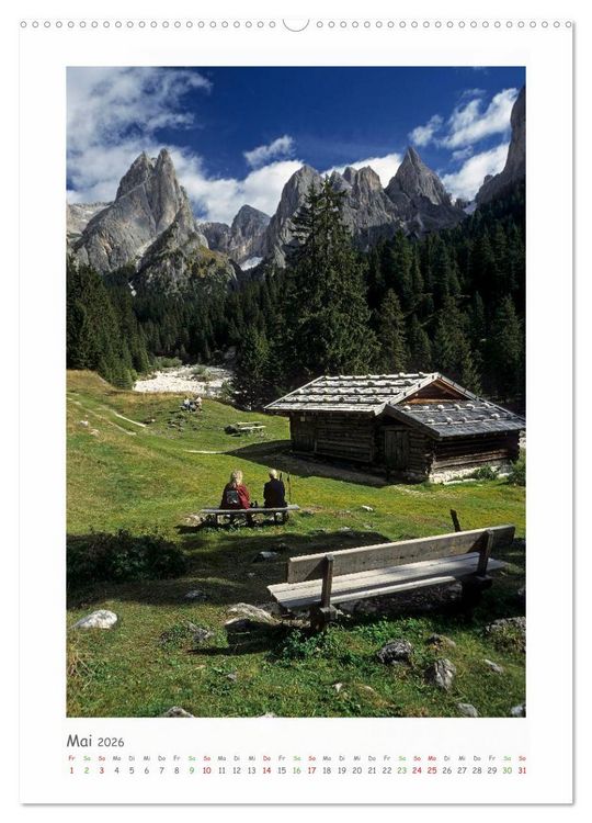 Produktbild: S&uuml;dtirol - Ein Erlebnis f&uuml;r das Auge (Wandkalender 2026 DIN A2 hoch), CALVENDO Monatskalender