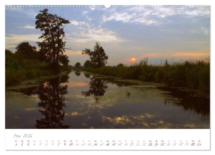 Produktbild: Teufelsmoor Impressionen (Wandkalender 2026 DIN A2 quer), CALVENDO Monatskalender