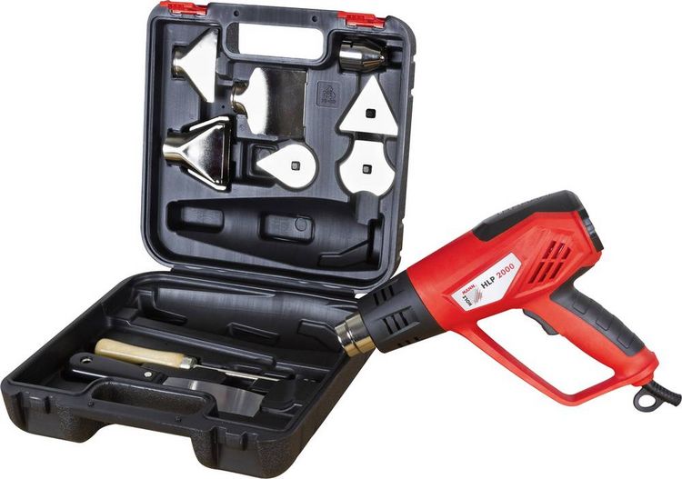 Produktbild: Holzmann Maschinen 9120058372865 HLP2000_230V Hei&szlig;luftgebl&auml;se mit Zubeh&ouml;r, inkl. Koffer 2000 W