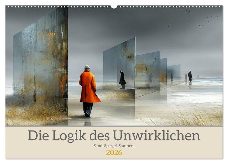 Produktbild: Die Logik des Unwirklichen (Wandkalender 2026 DIN A2 quer), CALVENDO Monatskalender