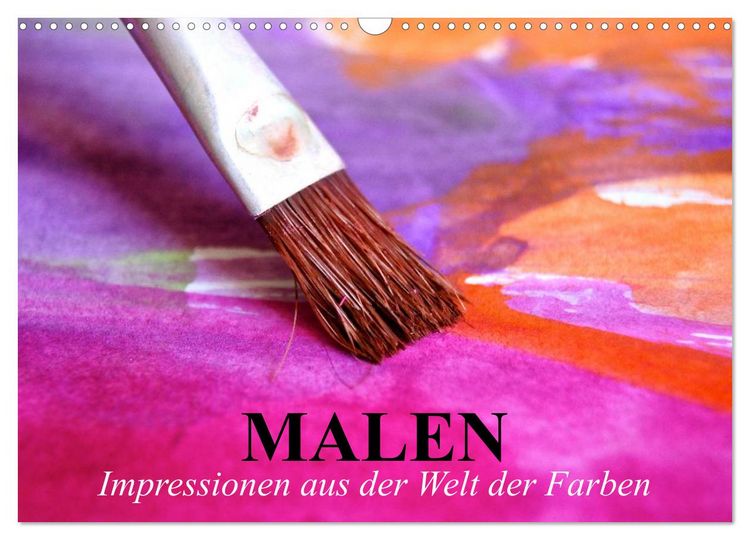 Produktbild: Malen. Impressionen aus der Welt der Farben (Wandkalender 2026 DIN A3 quer), CALVENDO Monatskalender
