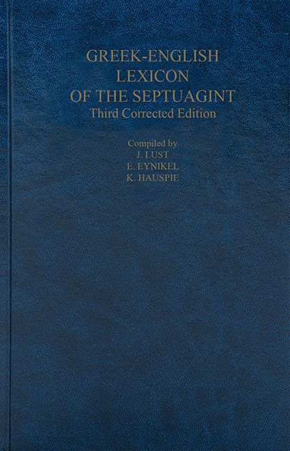 Produktbild: A Greek-English Lexicon of the Septuagint