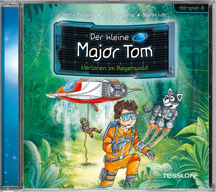 Produktbild: Der kleine Major Tom. H&ouml;rspiel 8. Verloren im Regenwald