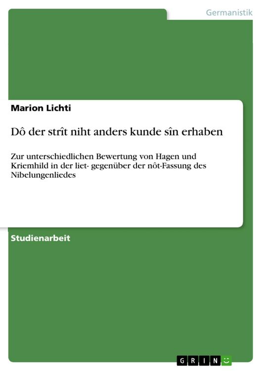 Produktbild: D&ocirc; der str&icirc;t niht anders kunde s&icirc;n erhaben