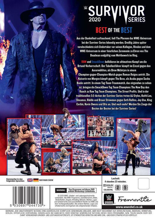 Produktbild: WWE - Survivor Series 2020 [2 DVDs]