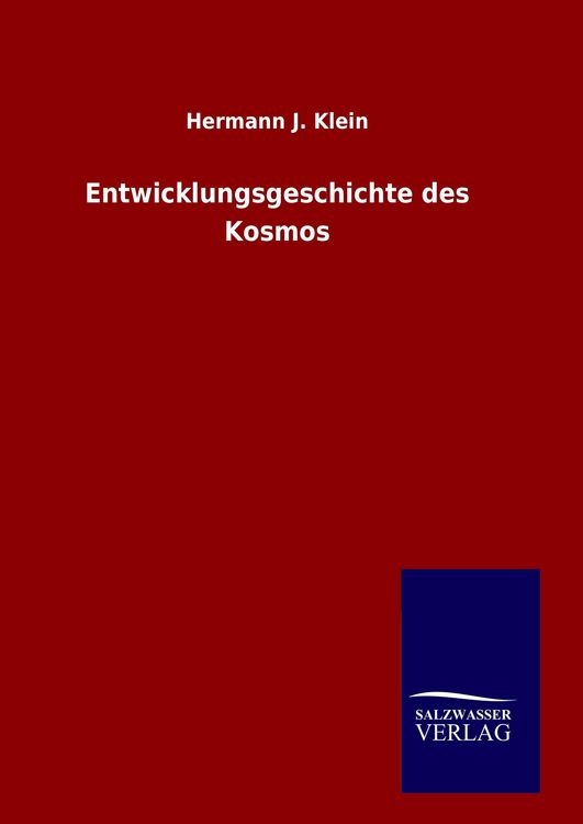 Produktbild: Entwicklungsgeschichte des Kosmos