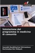 Produktbild: Valutazione del programma in medicina di comunit&agrave;