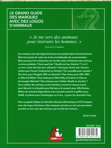 Produktbild: United logos of animals : 260 animaux retrouv&eacute;s 470 marques r&eacute;pertor