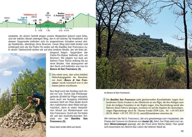 Produktbild: ROTHER Wanderf&uuml;hrer Franziskusweg