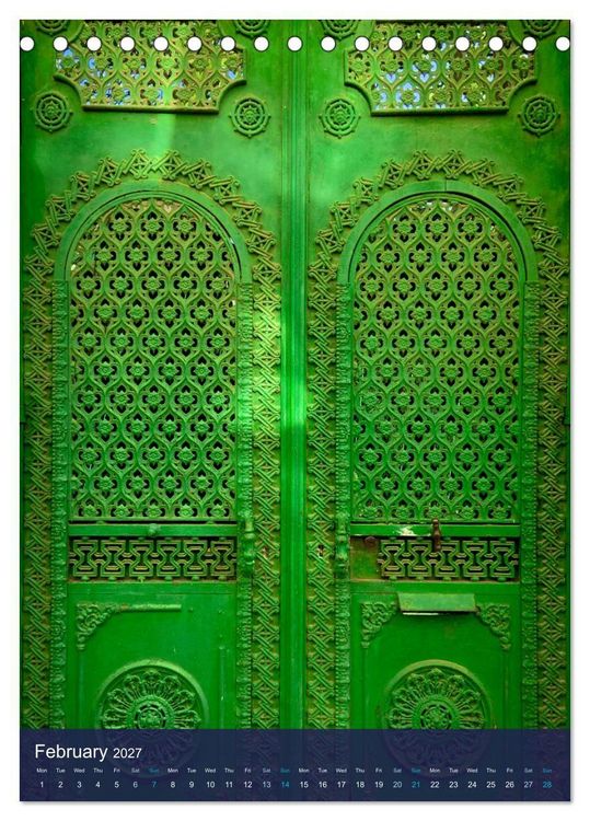 Produktbild: Global Doorways (Desk Calendar 2027 DIN A5 portrait), CALVENDO 12 Month DeskCalendar