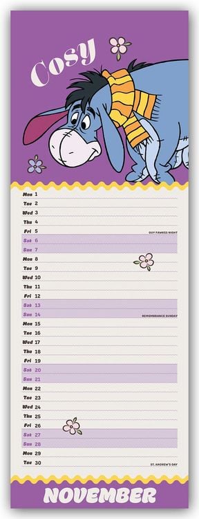 Produktbild: Disney Eeyore &ndash; Eeyore 2027 &ndash; Slimline-Kalender