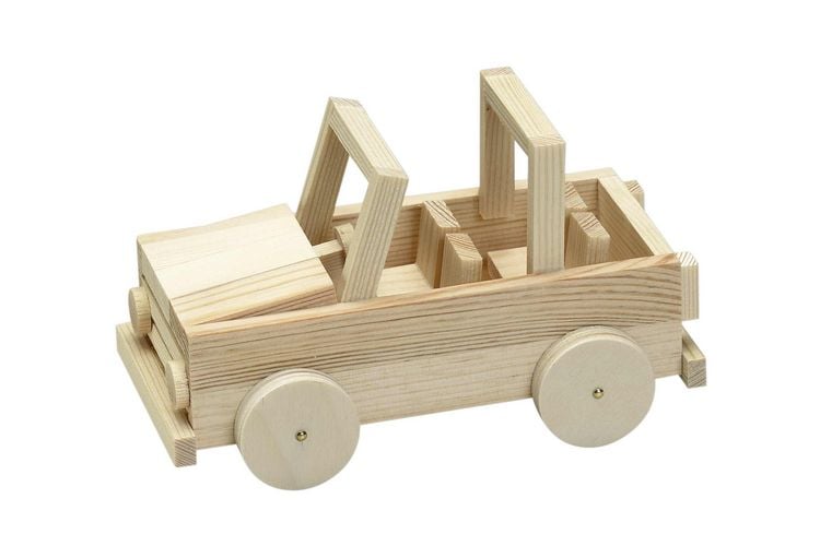 Produktbild: PEBARO 465 - Holzbauset im praktischen Tragegriff-Karton