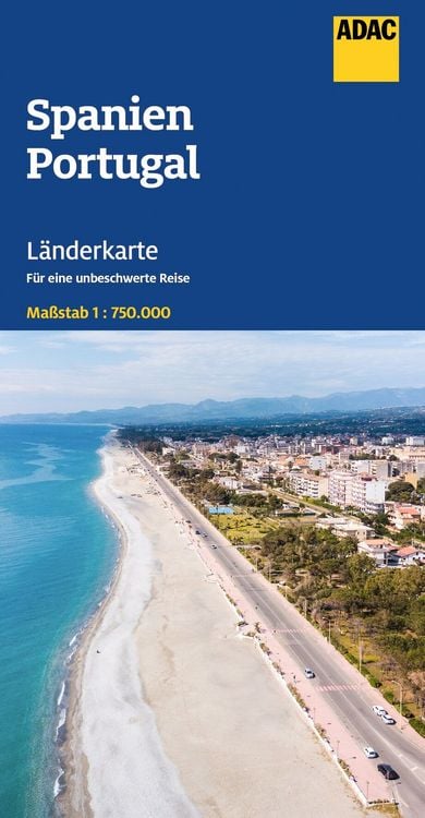Produktbild: ADAC L&auml;nderkarte Spanien, Portugal 1:750.000