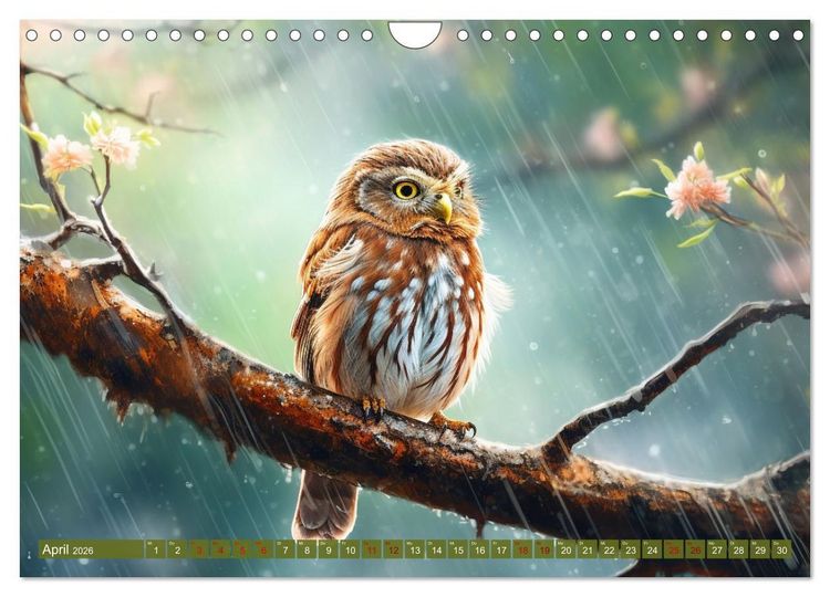 Produktbild: Zw&ouml;lf Monate im Wald (Wandkalender 2026 DIN A4 quer), CALVENDO Monatskalender