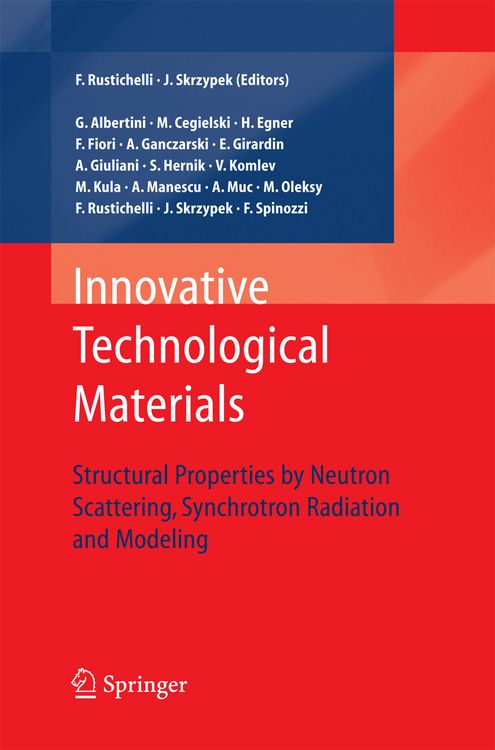 Produktbild: Innovative Technological Materials