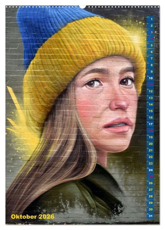 Produktbild: London - Hotspot der Street Art (Wandkalender 2026 DIN A2 hoch), CALVENDO Monatskalender