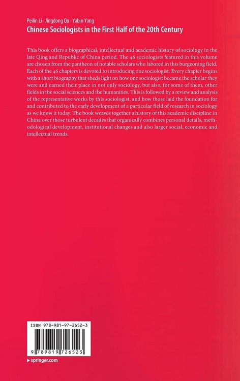 Produktbild: Chinese Sociologists in the First Half of the 20th Century