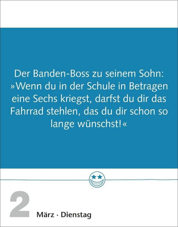 Produktbild: Beste Witze Tagesabrei&szlig;kalender 2027