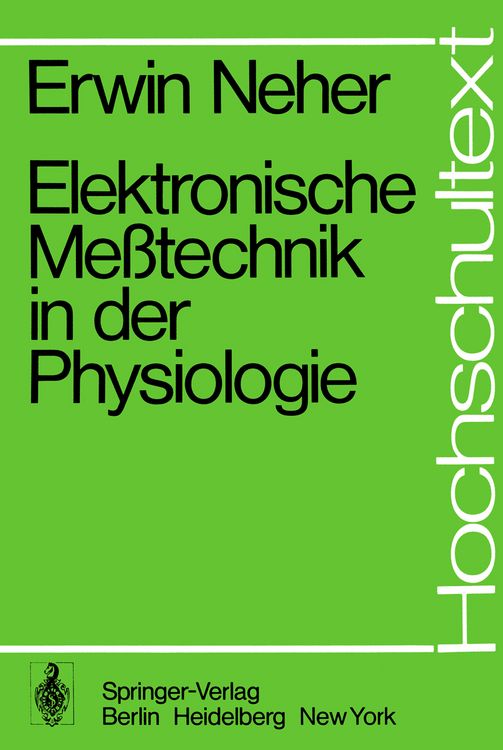 Produktbild: Elektronische Me&szlig;technik in der Physiologie