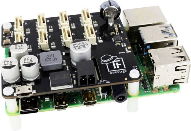 Produktbild: TinkerForge 778 Befestigungskit Passend f&uuml;r (Einplatinen-Computer) Raspberry Pi&reg; 1St.