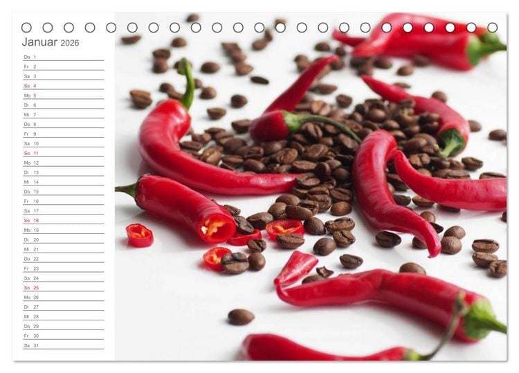 Produktbild: Kaffee-Pause Terminkalender (Tischkalender 2026 DIN A5 quer), CALVENDO Monatskalender