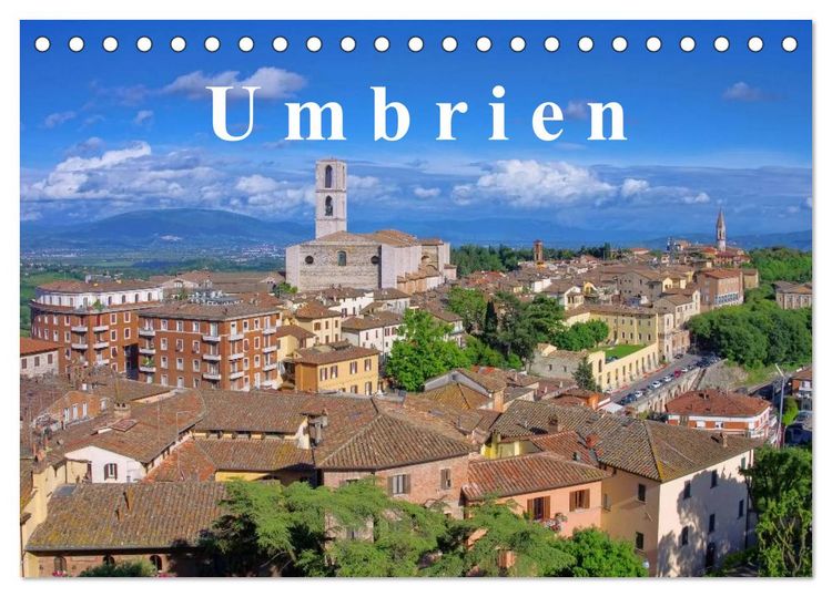 Produktbild: Umbrien (Tischkalender 2026 DIN A5 quer), CALVENDO Monatskalender