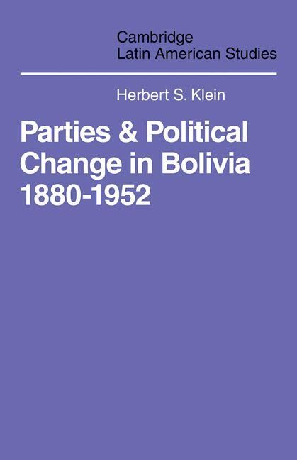 Produktbild: Parties and Politcal Change in Bolivia