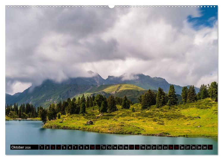 Produktbild: Bergsommer im Berner Oberland (hochwertiger Premium Wandkalender 2026 DIN A2 quer), Kunstdruck in Hochglanz