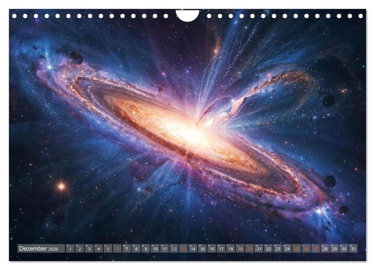 Produktbild: Fantastische Sternenwelten (Wandkalender 2026 DIN A4 quer), CALVENDO Monatskalender