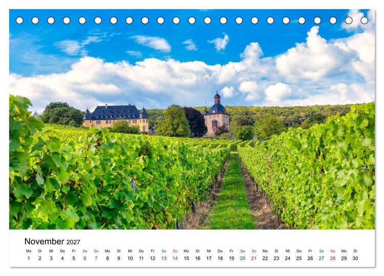 Produktbild: Rheingau - Rhein Riesling Kultur (Tischkalender 2027 DIN A5 quer), CALVENDO Monatskalender