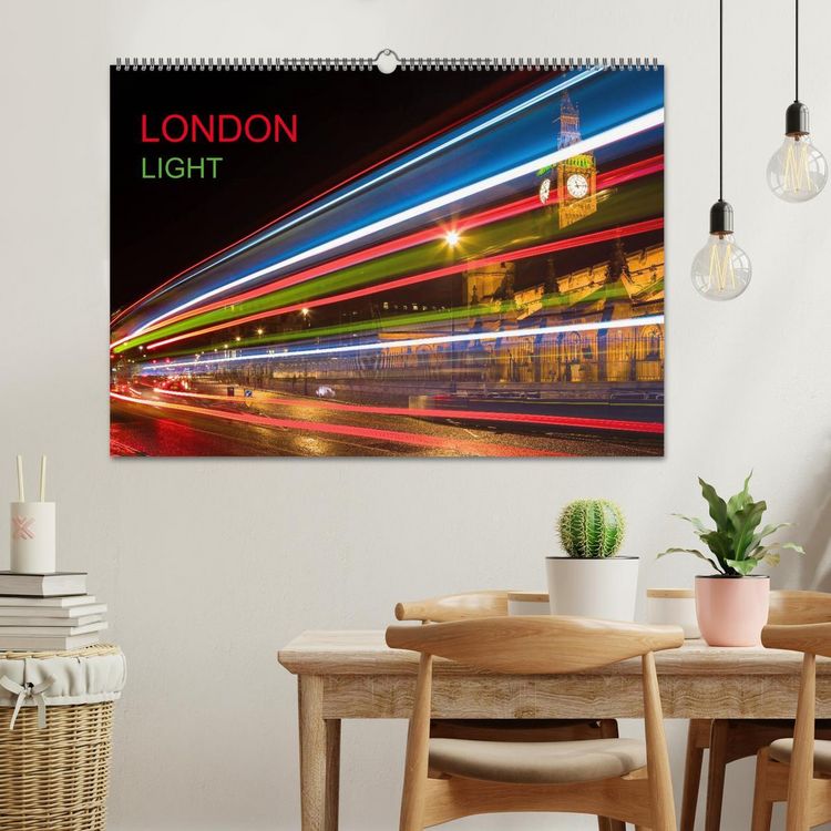 Produktbild: London Light (Wandkalender 2026 DIN A2 quer), CALVENDO Monatskalender