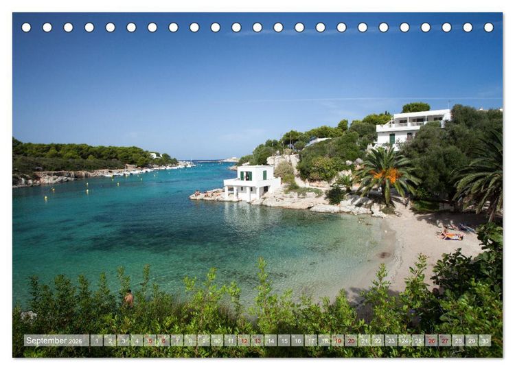 Produktbild: Menorca - Perle im MIttelmeer (Tischkalender 2026 DIN A5 quer), CALVENDO Monatskalender