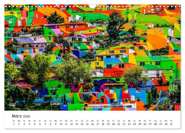 Produktbild: Mexico von oben (Wandkalender 2026 DIN A3 quer), CALVENDO Monatskalender