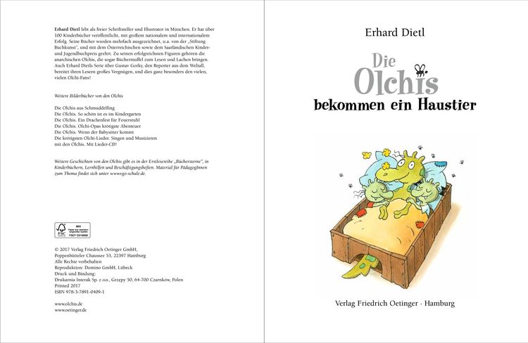 Produktbild: Die Olchis bekommen ein Haustier