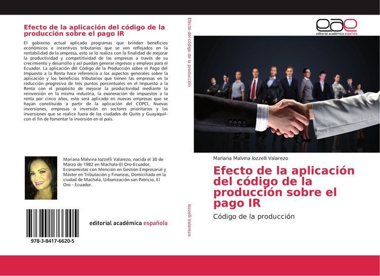 Produktbild: Efecto de la aplicaci&oacute;n del c&oacute;digo de la producci&oacute;n sobre el pago IR