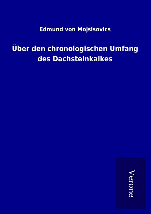 Produktbild: &Uuml;ber den chronologischen Umfang des Dachsteinkalkes
