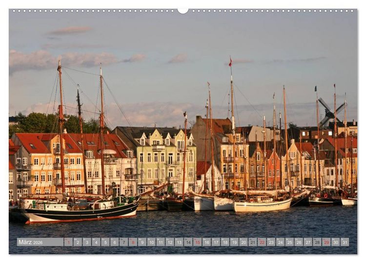 Produktbild: D&auml;nemark - Ostseek&uuml;ste (Wandkalender 2026 DIN A2 quer), CALVENDO Monatskalender