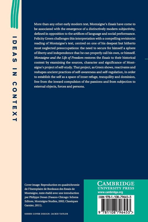 Produktbild: Montaigne and the Life of Freedom
