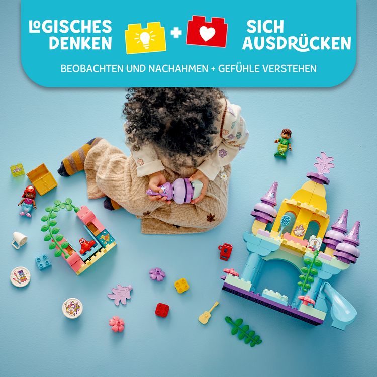 Produktbild: LEGO DUPLO | Disney 10435 Arielles magischer Unterwasserpalast, Spiel
