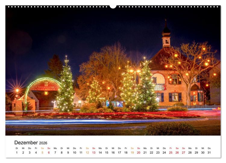 Produktbild: Die Hufeisengemeinde Br&uuml;hl (Wandkalender 2026 DIN A2 quer), CALVENDO Monatskalender