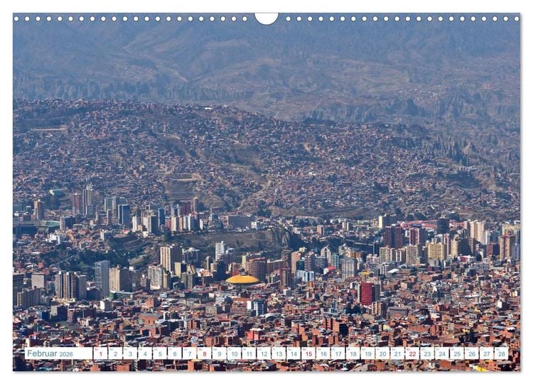 Produktbild: Bolivien - Land und Leute (Wandkalender 2026 DIN A3 quer), CALVENDO Monatskalender