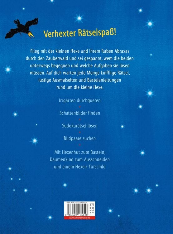 Produktbild: Die kleine Hexe: Mein gro&szlig;es Zauber-R&auml;tsel-Buch