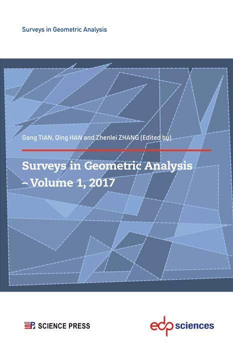 Produktbild: Surveys in Geometric Analysis - Volume 1, 2017