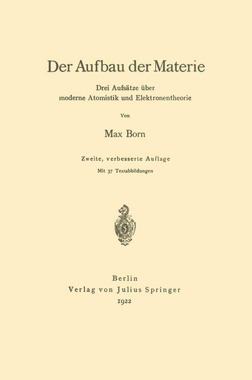 Produktbild: Der Aufbau der Materie