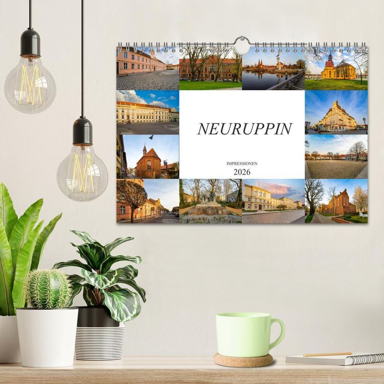 Produktbild: Neuruppin Impressionen (Wandkalender 2026 DIN A4 quer), CALVENDO Monatskalender